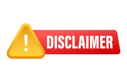 Approved Website Disclaimer